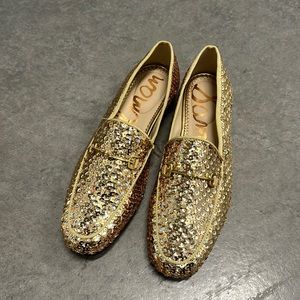 Sam Edelman bit loafer sequin size 6
